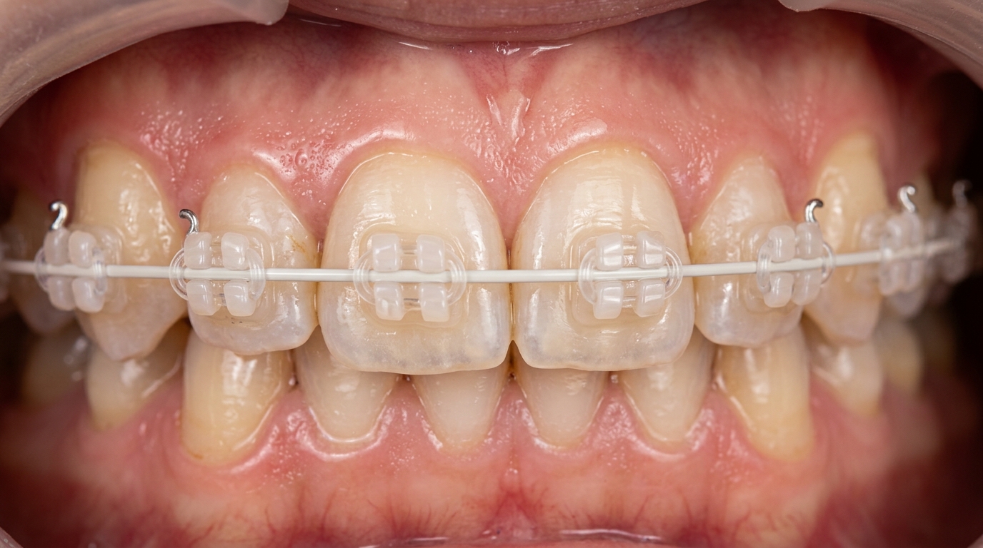 Conventional Ceramic Brackets - Dr Mufti Sheheer